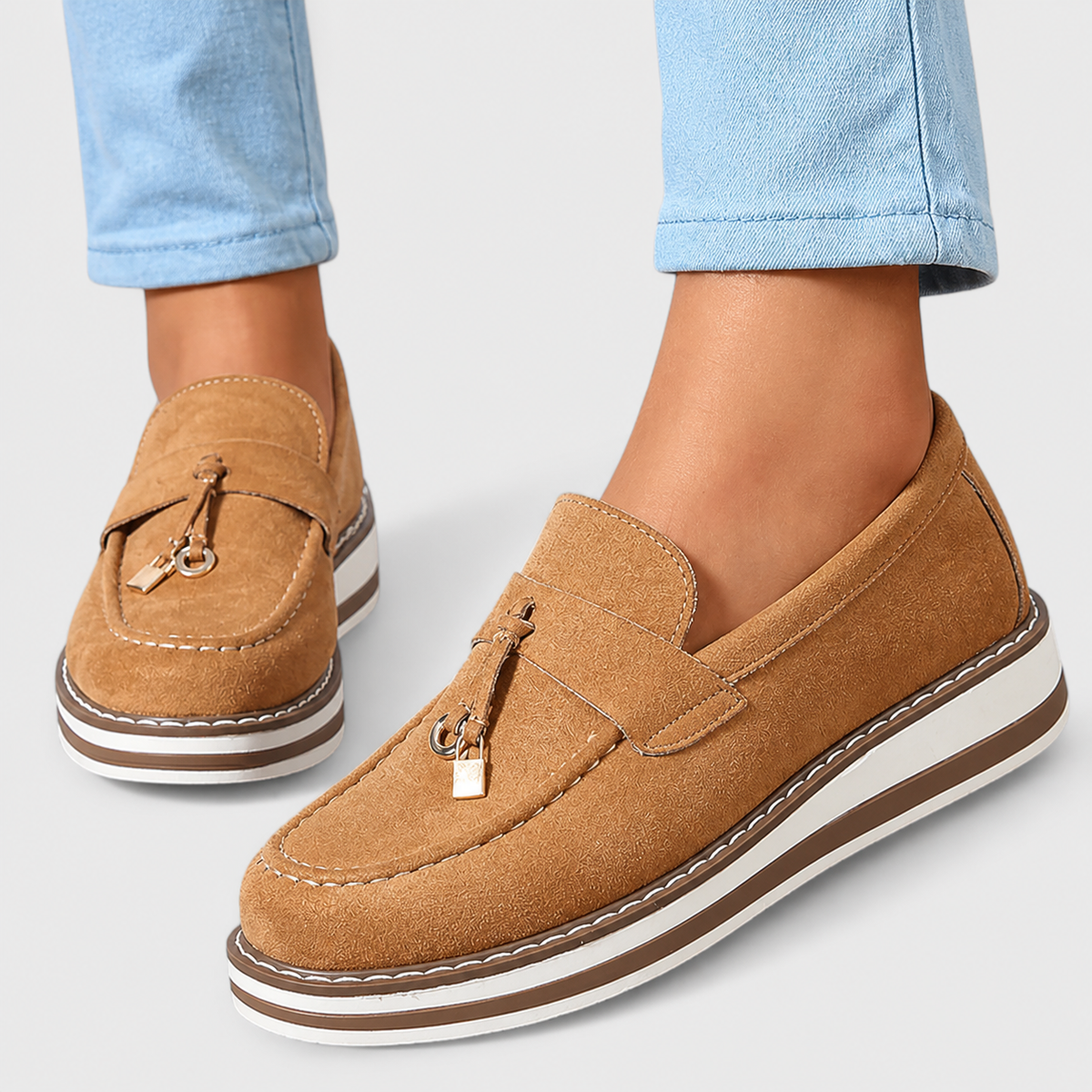 Sophie | Mocassini rotondi casual