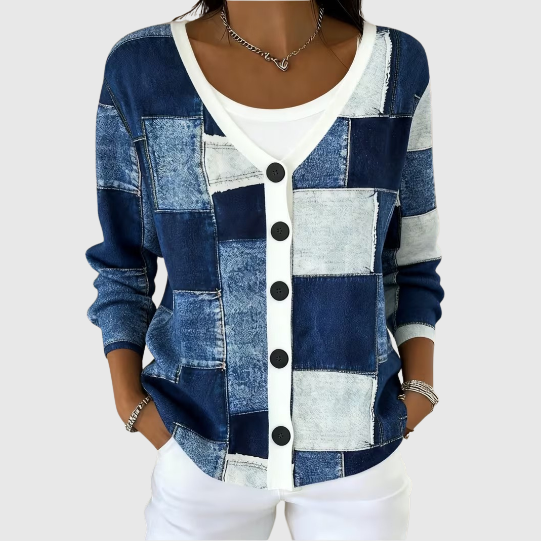 Viktoria | Comodo cardigan in maglia con bottoni