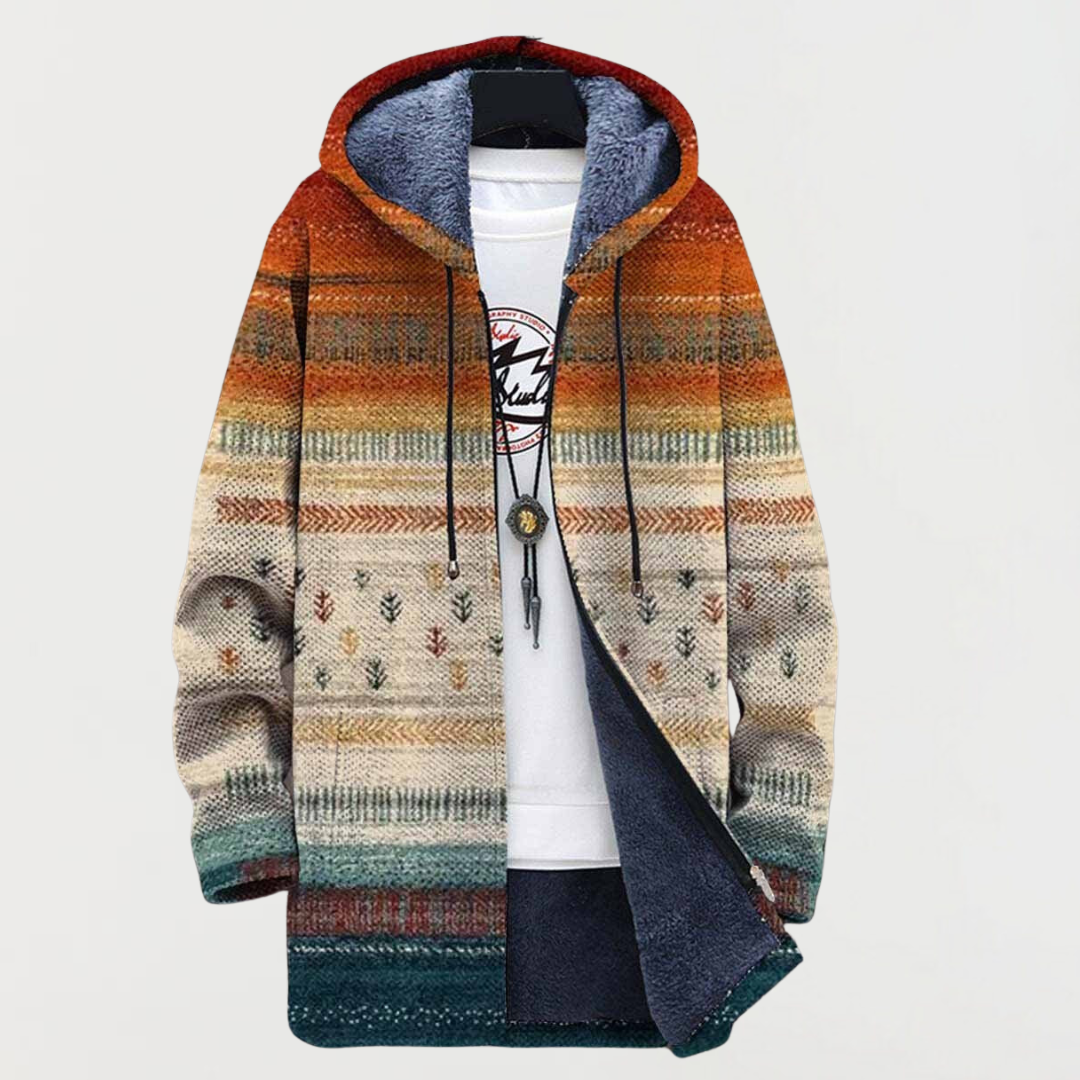Franziska – cappotto autunnale a righe
