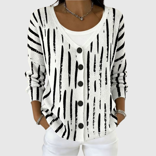 Paula | Comodo cardigan in maglia con bottoni