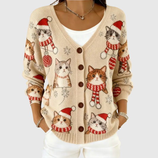 Charlotte | Comodo cardigan in maglia con bottoni