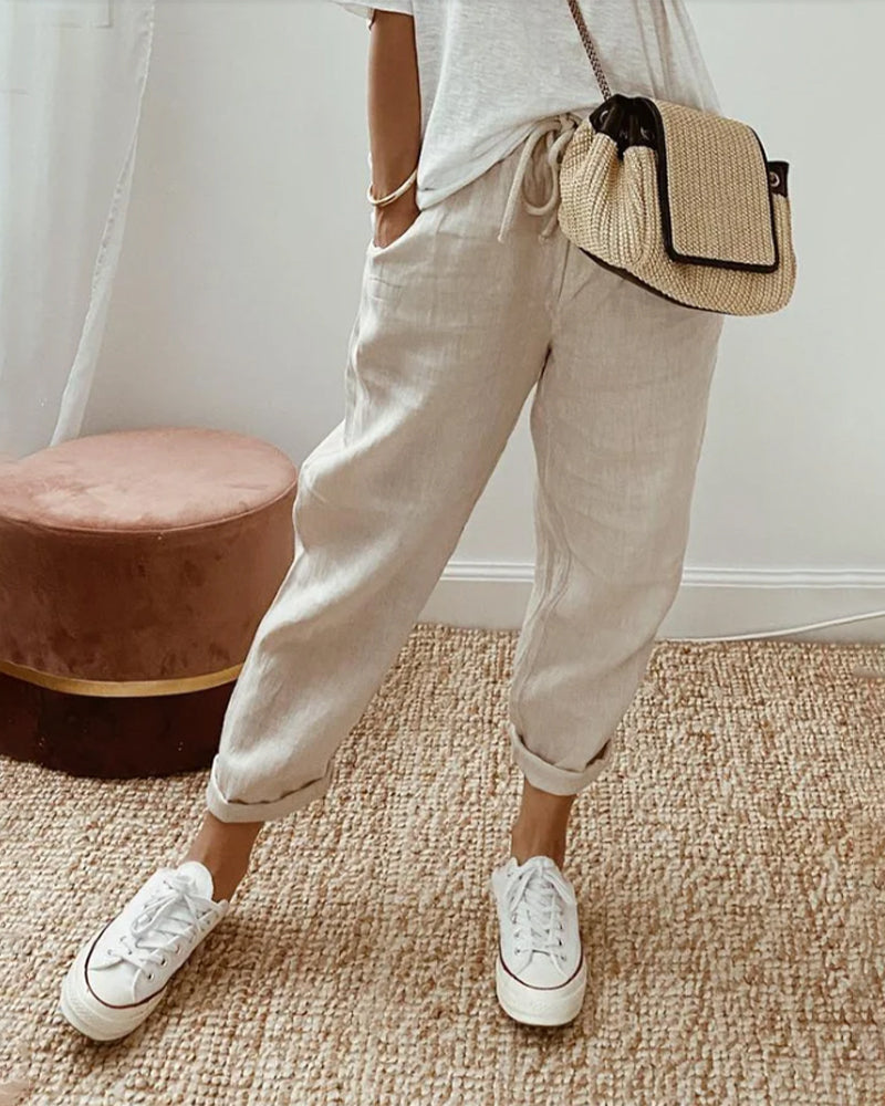 Clara | Pantaloni fluidi, comodi ed eleganti