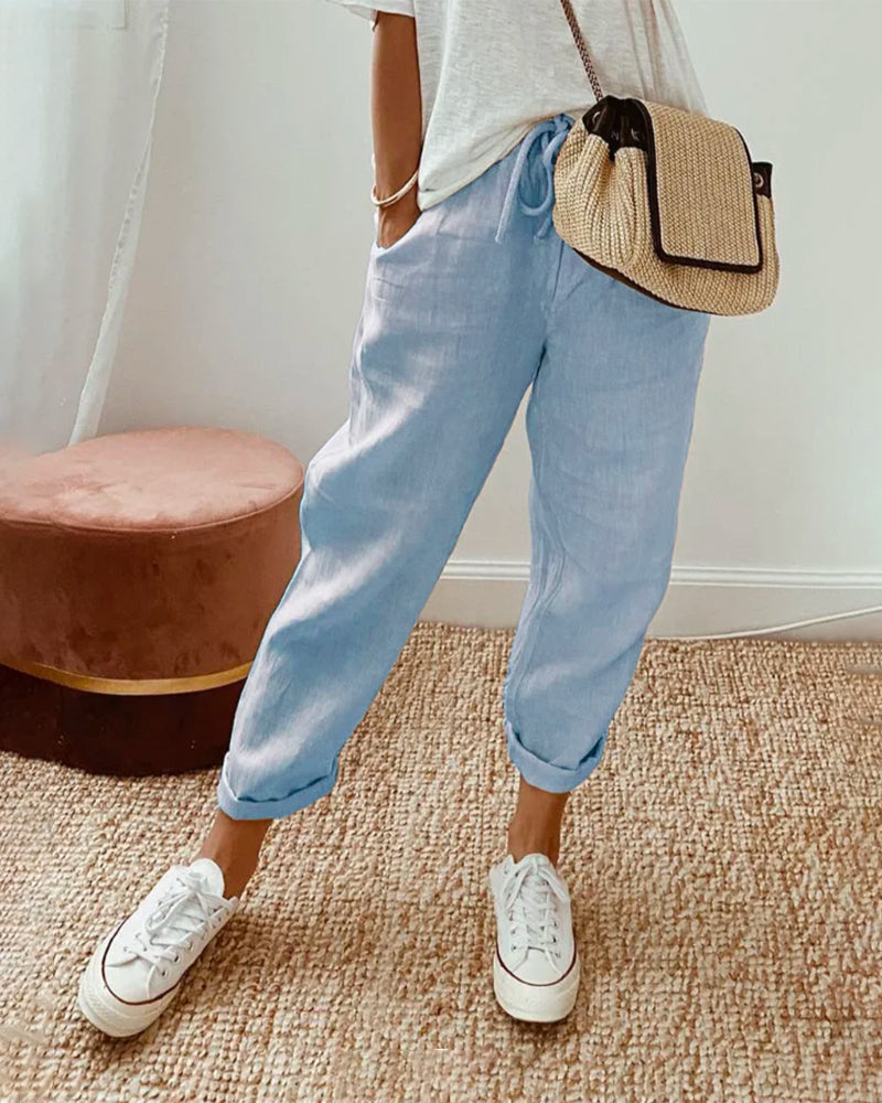 Clara | Pantaloni fluidi, comodi ed eleganti