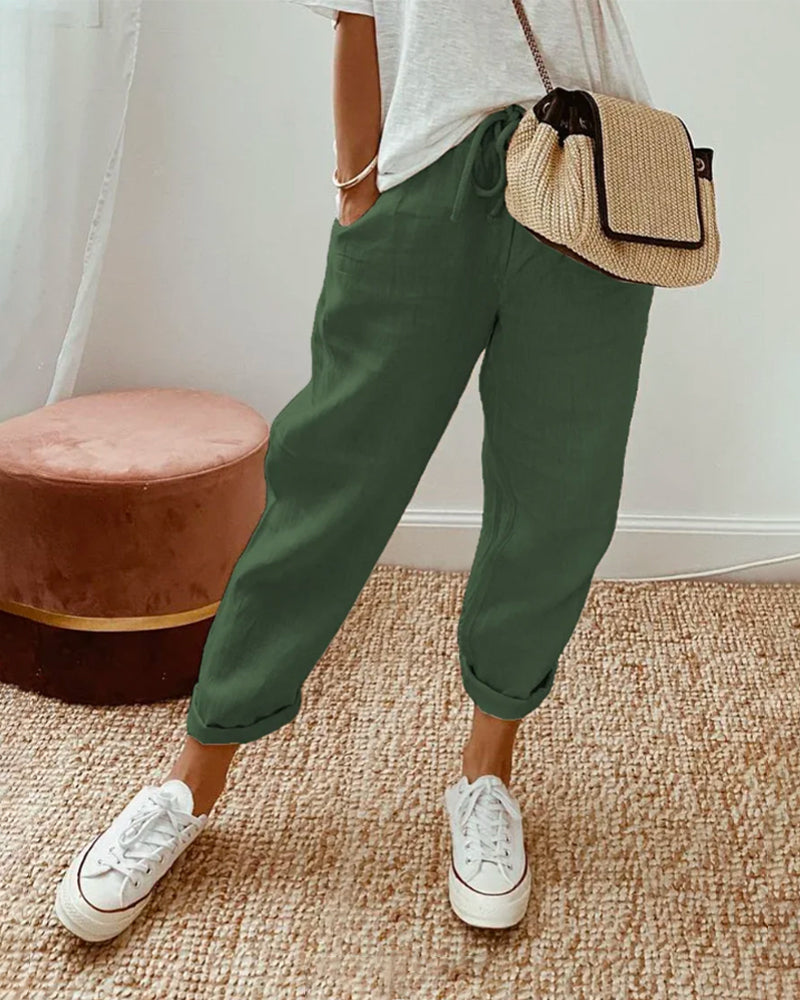 Clara | Pantaloni fluidi, comodi ed eleganti