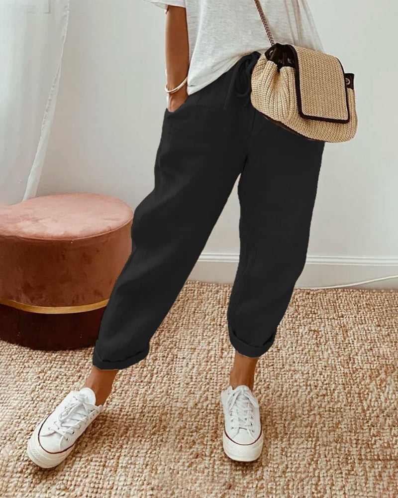 Clara | Pantaloni fluidi, comodi ed eleganti