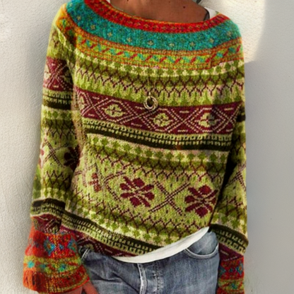 Caitlin | Maglione lavorato a maglia vintage