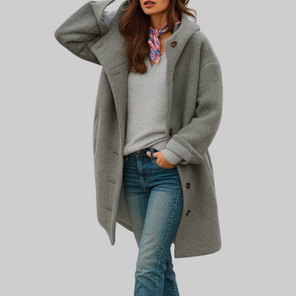 Rose | Comodo cappotto da tutti i giorni di media lunghezza