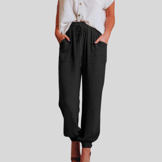 Luise | Pantaloni eleganti con coulisse