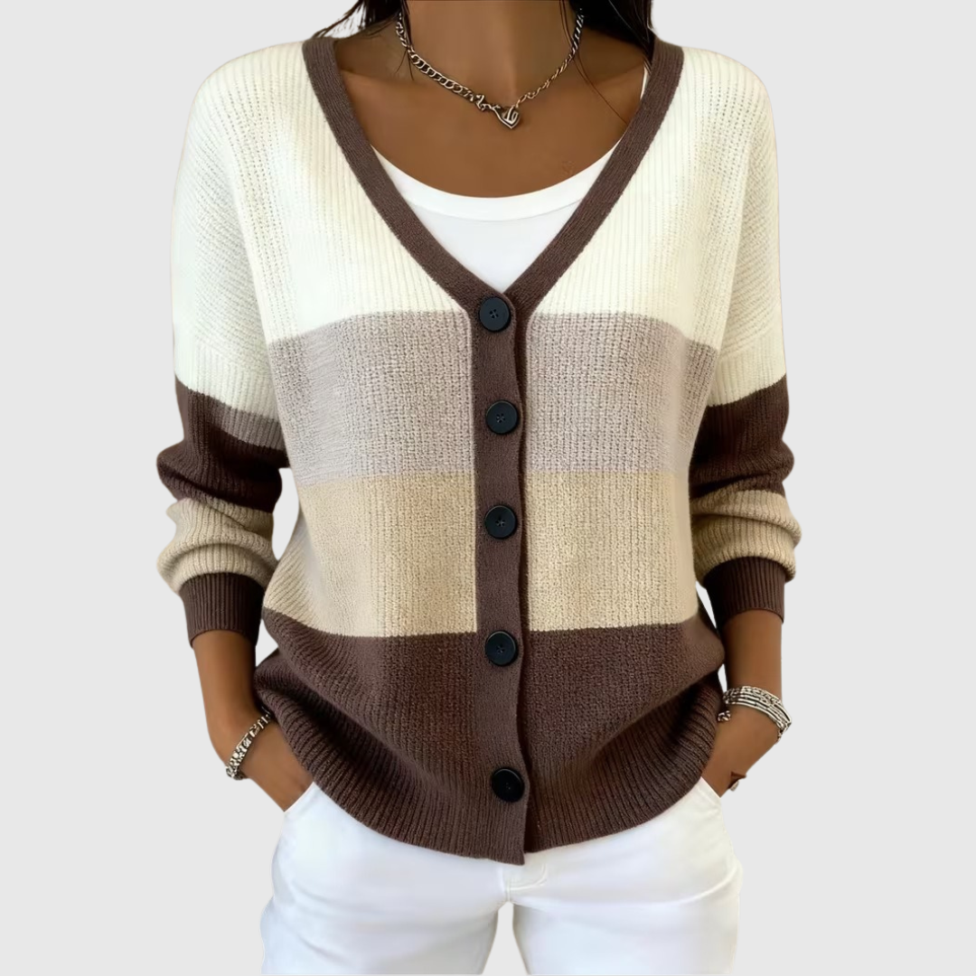 Johanna | Comodo cardigan lavorato a maglia con bottoni