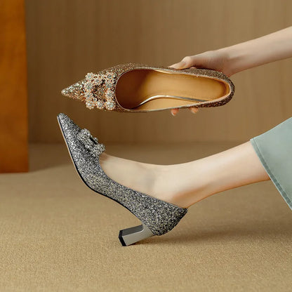 Theresa – décolleté glitterate