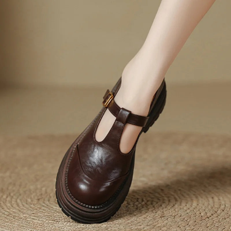 Luisa – Scarpe vintage con barra a T