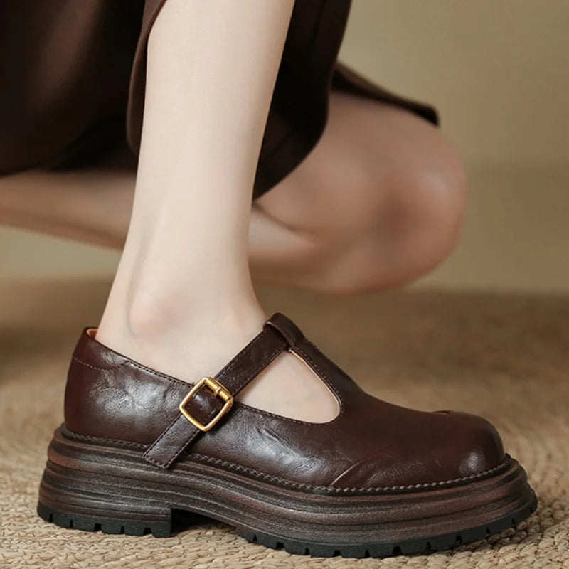 Luisa – Scarpe vintage con barra a T