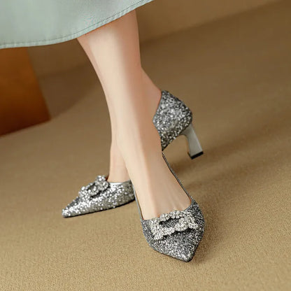 Theresa – décolleté glitterate