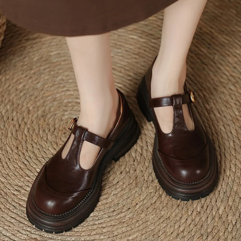 Luisa – Scarpe vintage con barra a T