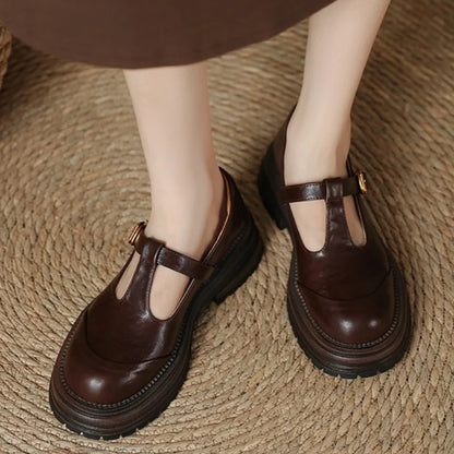 Luisa – Scarpe vintage con barra a T