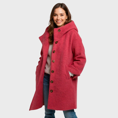 Rose | Comodo cappotto da tutti i giorni di media lunghezza
