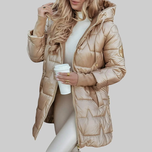 Ida | Elegante cappotto autunnale con cappuccio